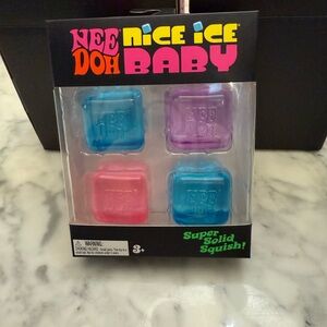 Nee Doh Nice Ice Baby Squishy Set - Pink, Blue, Purple